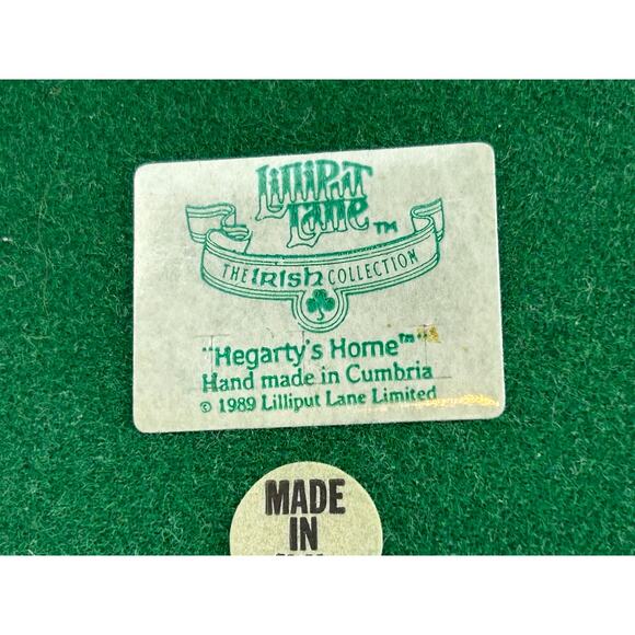 Lilliput Lane Hegarty’s Home 1989 Irish Collection Cottage w Box & Booklet - Picture 11 of 14